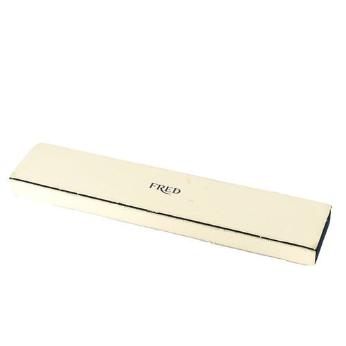 Bracelet FRED - Force 10 - Bracelet or blanc et cordon tressé noir 58 Facettes DV0858-1