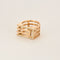 Bague 53 LAYONE- MORGANNE BELLO - Bague géométrique en or jaune et diamant 58 Facettes DV3229-7-53-2