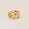 Bague 53 LAYONE- MORGANNE BELLO - Bague géométrique en or jaune et diamant 58 Facettes DV3229-7-53-2