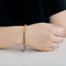 Bracelet Bracelet Rivière en or jaune et  saphirs rainbow 58 Facettes DV10005-2