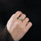 Bague 52 Bague fleur en or jaune et blanc avec des diamants 58 Facettes DV0880-3-52-2