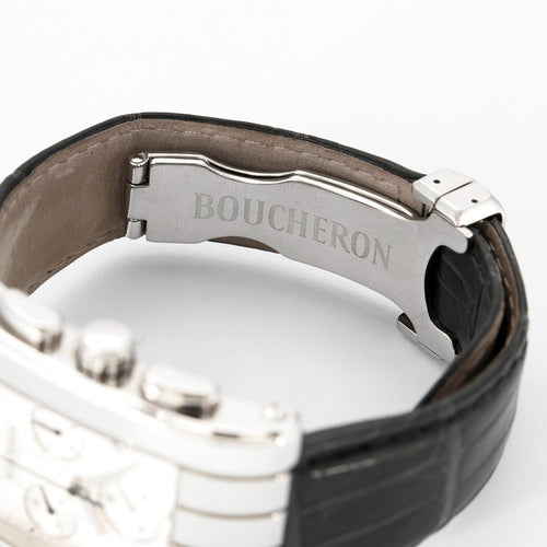Montre BOUCHERON - Montre chronographe en acier 58 Facettes DV9943-2