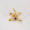Broche Broche Libellule or jaune et blanc, diamants et cabochon de saphir 58 Facettes DV0751-9