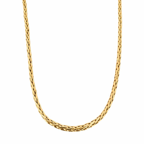 Collier Collier maille palmier or jaune 58 Facettes DV0751-10