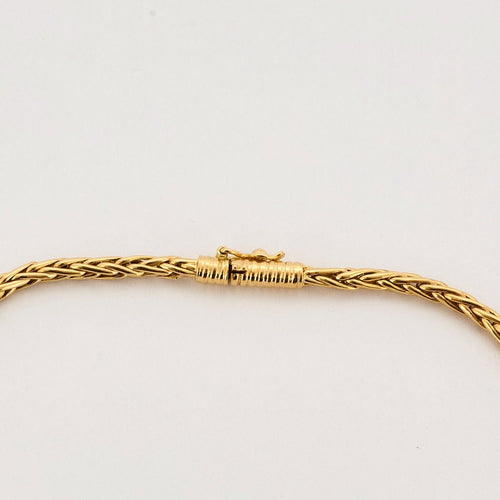 Collier Collier maille palmier or jaune 58 Facettes DV0751-10