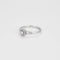 Bague 54 MAUBOUSSIN - Bague Solitaire Vie, Liberté & Amour en or blanc et diamants 58 Facettes DV9358-1