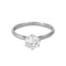 Bague 52.5 Solitaire en or blanc et diamant 58 Facettes DV0894-1-525-3