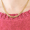 Collier Collier maille palmier, or jaune 58 Facettes DV0907-1