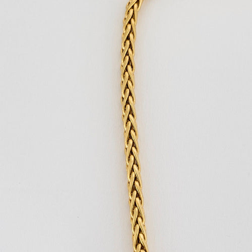 Collier Collier maille palmier, or jaune 58 Facettes DV0907-1