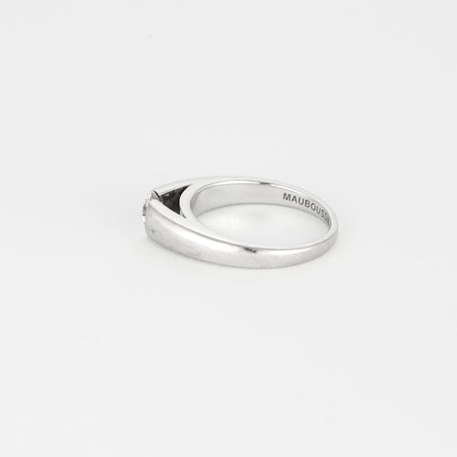 46 MAUBOUSSIN - Solitaire en or blanc et diamant 58 Facettes DV0900-1-46