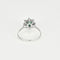 Bague 61 Bague Marguerite en or blanc avec émeraude et diamants 58 Facettes DV0915-2-61