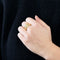 Bague 58 Bague en or jaune et diamants 58 Facettes DV0915-3-58