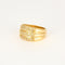 Bague 58 Bague en or jaune et diamants 58 Facettes DV0915-3-58
