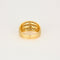 Bague 58 Bague en or jaune et diamants 58 Facettes DV0915-3-58