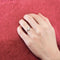 Bague 50 Solitaire or blanc et diamant 58 Facettes DV0909-1-50-2