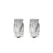 Boucles d'oreilles Demies-créoles or blanc et diamants 58 Facettes DV3706-5
