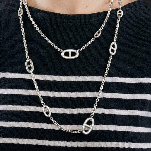 Collier HERMÈS - Farandole - Collier en argent 58 Facettes DV11375-2