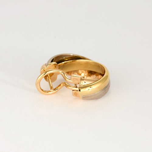 Boucles d'oreilles CARTIER -  Trinity- Boucles d'oreilles en trois ors 58 Facettes DV0914-1