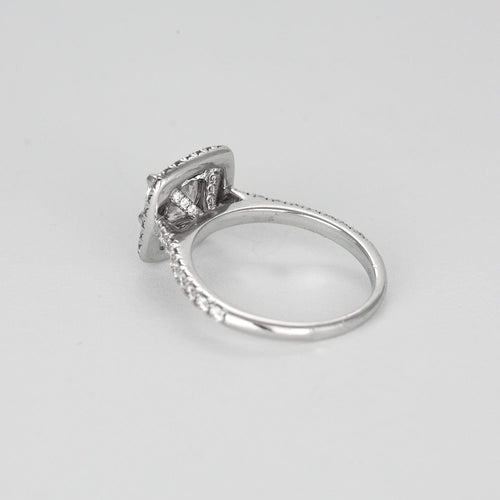 Bague 49 AMANTYS - Eblouissante - Bague en or blanc palladié et diamants 1 carat 58 Facettes DV0884-1