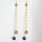 Boucles d'oreilles DIOR- Baby Couleurs- Boucles d'oreilles en or jaune, améthystes, tourmalines et iolites 58 Facettes DV10981-1