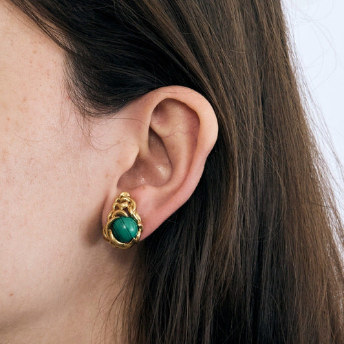 Boucles d'oreilles GILBERT ALBERT - Boucle d'oreilles or jaune et perles 58 Facettes DV0298-4