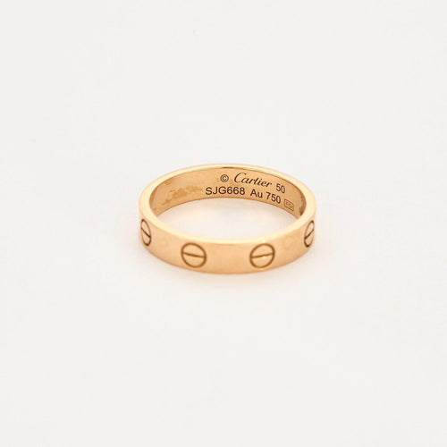 Bague 50 CARTIER - LOVE - Bague or rose 58 Facettes DV11526-1-50-5