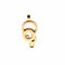 Pendentif CHOPARD - Happy Diamond - Pendentif en or rose et diamant 58 Facettes DV11154-1