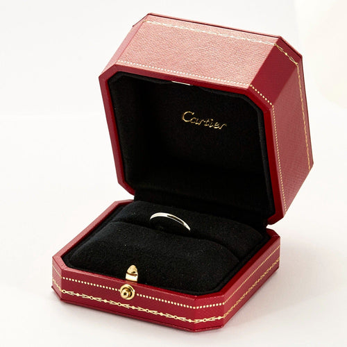 Bague 51 CARTIER - Alliance en platine 58 Facettes DV0921-1-51-2