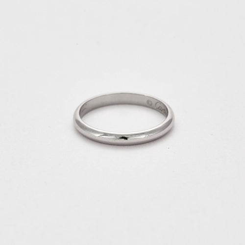 Bague 51 CARTIER - Alliance en platine 58 Facettes DV0921-1-51-2