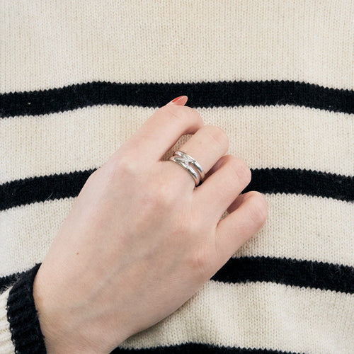 Bague 52 MAUBOUSSIN - Etoilement Divine - Bague or blanc et diamants 58 Facettes DV10842-1-52