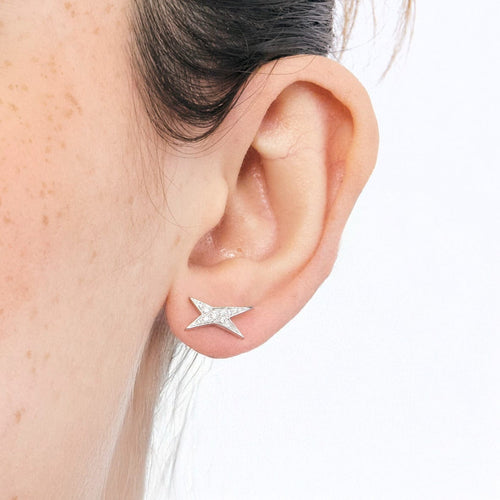 Boucles d'oreilles MAUBOUSSIN - Mes Nuances à Toi - Boucles d'oreilles en or blanc et diamants 58 Facettes DV11208-1