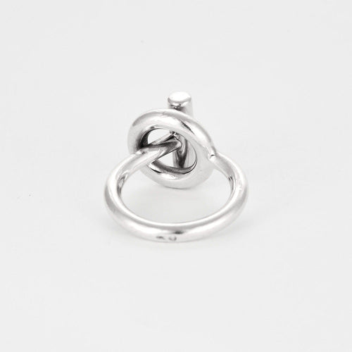 Bague 51.5 HERMÈS - Echappée - Bague en argent moyen modèle 58 Facettes DV11375-5-515-3