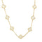 Collier VAN CLEEF & ARPELS - Vintage Alhambra - Sautoir Or Jaune et Nacre Blanche 20 Motifs 58 Facettes DV0830-12