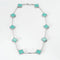 Collier VAN CLEEF & ARPELS - Vintage Alhambra - Collier or blanc et turquoise 58 Facettes DV0830-13