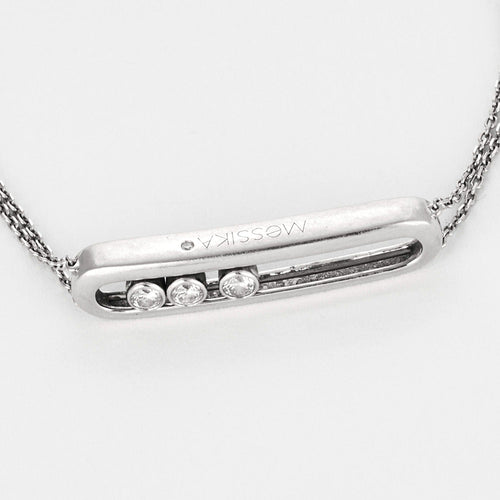 Bracelet MESSIKA - Move - Bracelet or blanc et diamants 58 Facettes DV0950-1
