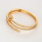 CARTIER - Juste un Clou - Bracelet double or rose et diamants