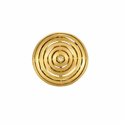 Bague 56 Bague or jaune amati et diamant 58 Facettes DV0924-1-56-3