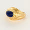 Bague 54 BOUCHERON - Jaïpur - Bague or jaune et cabochon de lapis-lazuli 58 Facettes DV11687-1-54-3