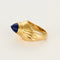 Bague 54 BOUCHERON - Jaïpur - Bague or jaune et cabochon de lapis-lazuli 58 Facettes DV11687-1-54-3