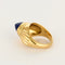Bague 54 BOUCHERON - Jaïpur - Bague or jaune et cabochon de lapis-lazuli 58 Facettes DV11687-1-54-3