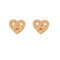 Boucles d'oreilles POIRAY - Coeurs entrelacés - Boucles d'oreilles or rose 58 Facettes DV0936-1