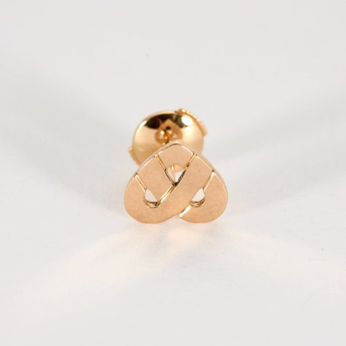 Boucles d'oreilles POIRAY - Coeurs entrelacés - Boucles d'oreilles or rose 58 Facettes DV0936-1
