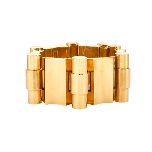 Bracelet Important Bracelet Tank en or jaune 58 Facettes DV0791-8
