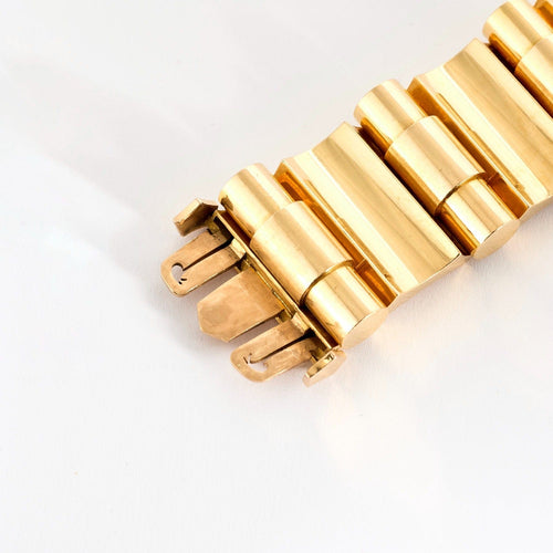 Bracelet Important Bracelet Tank en or jaune 58 Facettes DV0791-8
