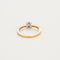 Bague 48 Bague solitaire or jaune et diamants 58 Facettes DV5464-1-48-2