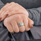 Bague 51 Mauboussin - Bague bandeau en or blanc et diamants 58 Facettes DV11497-3-51-2