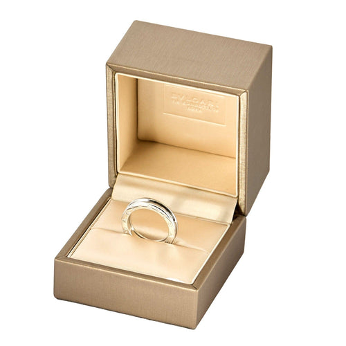 Bague 54 BULGARI - B.Zero1 - Bague or blanc 58 Facettes DV11915-1-54-1