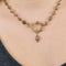 Collier Collier en or jaune et diamants taillés en rose 58 Facettes DV11678-2