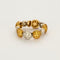 CHANTECLER- Bagues souples en or jaune et or gris, diamants et saphirs jaune
