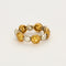 CHANTECLER- Bagues souples en or jaune et or gris, diamants et saphirs jaune